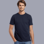T-shirt homme coton Made in France– Coton biologique WADESCARTES - Les Filosophesbleu