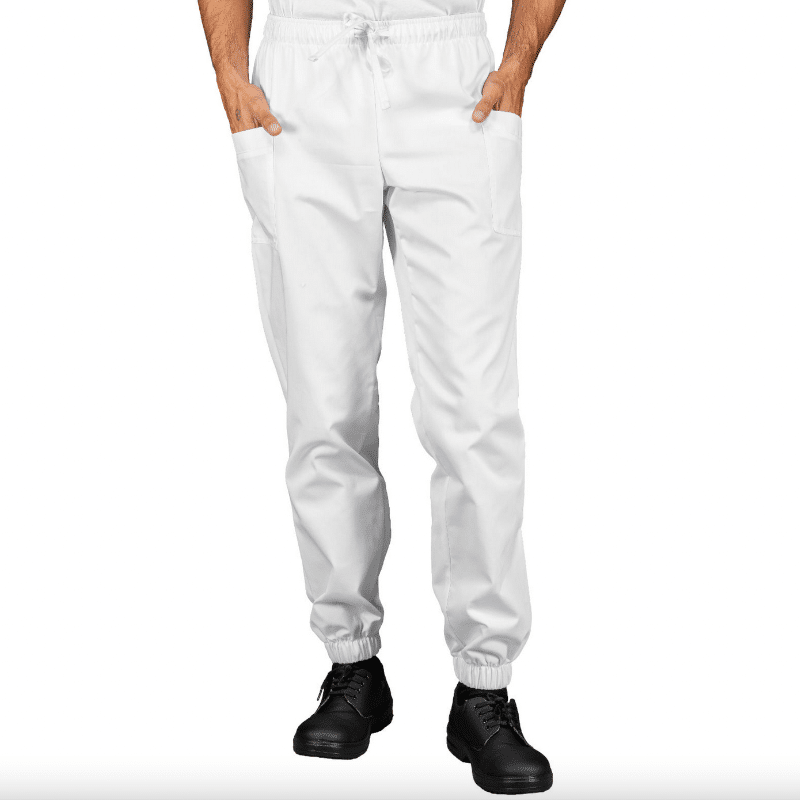 Pantalon unisexe de travail Ibiza polycoton - ISACCO blanc