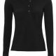 polo manches longues femme